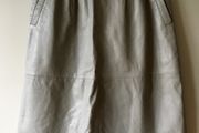 Real leather skirt