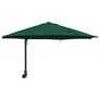 Garden Parasol Green 248 x 248 x 148 cm Polyester and Steel Image 3