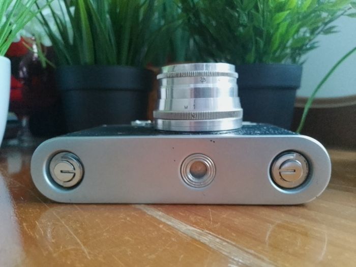 FED-2 VIDEO Blue Body, Refurbished Leica copy, USSR Soviet Russian 35 mm film camera, 463391