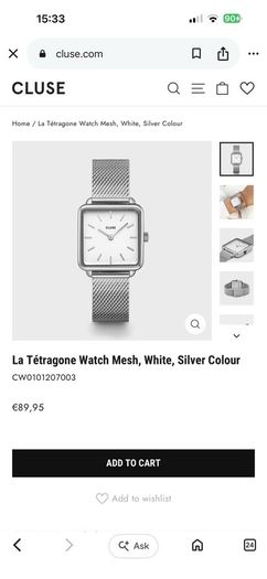Cluse La Tetragone watch