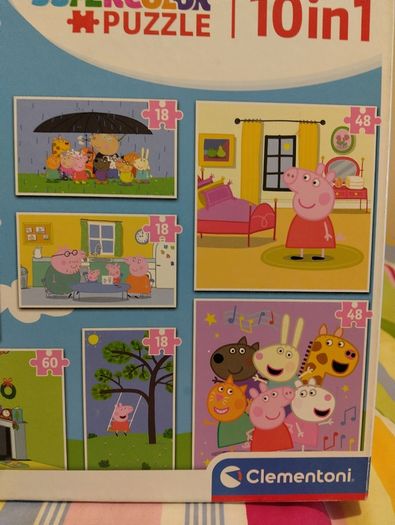 Peppa Pig Bumper box of 10 jigsaw Puzzles