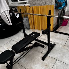 Hit fitness bench and rack