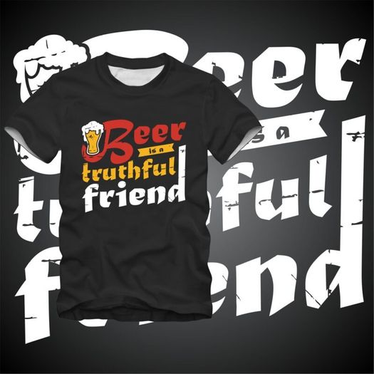 Beer is truthful friend t-shirt