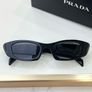 Prada Style Black Geometric Sunglasses Image 2