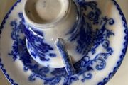 Supper plate and teacup