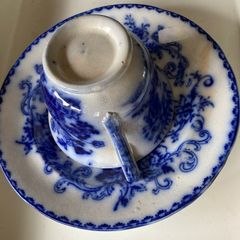 Supper plate and teacup