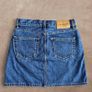 Calvin Klein Classic Mid-Blue Denim Mini Skirt UK 8/10/W26 Image 2
