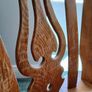 Custom-made Solid Elm Dining Table & Chairs Image 10