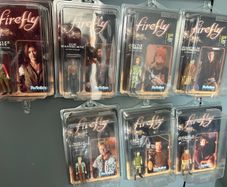 Firefly ReAction Figures 7 including SDCC exclusive Mal and Jayne