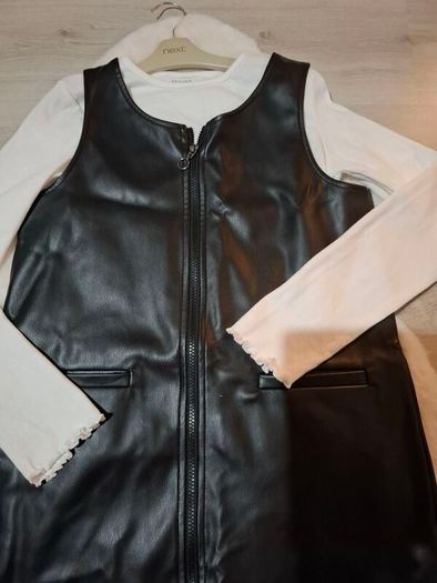 New girls leather dress size 12-13 years