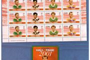 2001 Ireland An Post GAA Hall of Fame Commemorative Stamps Presentation Pack. Contains full mint never hinged sheetlet &amp; stamp booklet