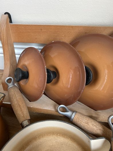 1980 le creuset pot set