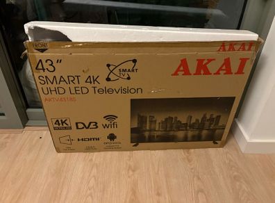 Tv with no remote (button can be used) and no stand.. Box included