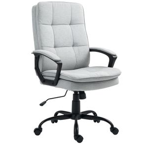 Office Chair, Desk Chair, Rocking Function, Height Adjustable, up to 120 kg, Gray
