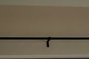 1 Black Curtain Pole