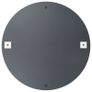 Frameless Mirror Round 90 cm Glass Image 4