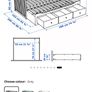 Ikea extendable bed frame (No delivery) Image 6