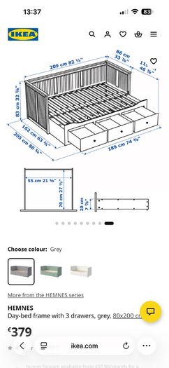 Ikea extendable bed frame (No delivery)