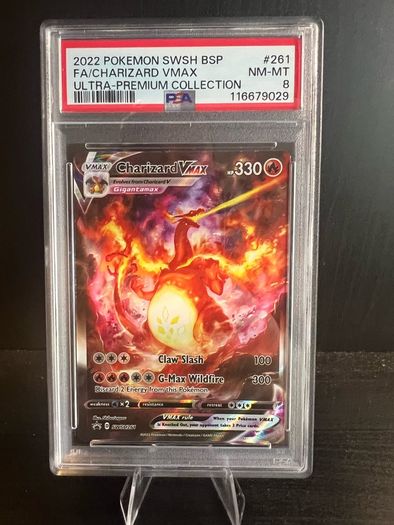 Charizard PSA Graded Pokemon Cards - Sequential Set