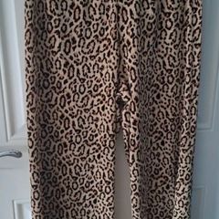 M&S Leopard Print Trousers