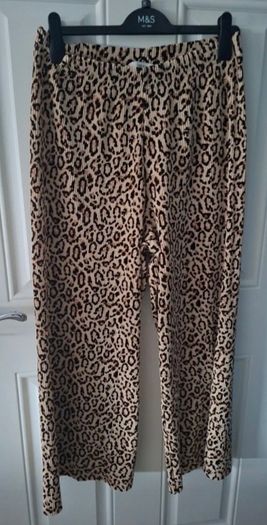 M&S Leopard Print Trousers