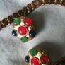 vintage earings and matching neck piece Image 2