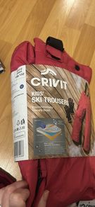 Girls ski pants and gloves