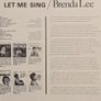 Let me Sing - Brenda Lee LP Image 2