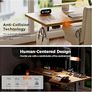 Electric Standing Desk, 150 x 60 cm Height Adjustable Sit Stand Desk with Splice Board and Memory Smart Pannel, Home Office Desks Image 5
