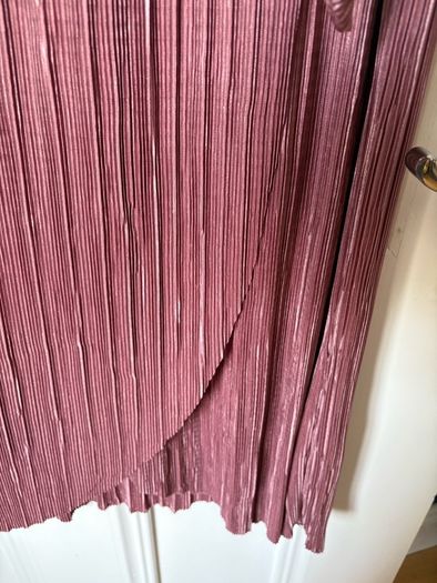 blush coloured dress
