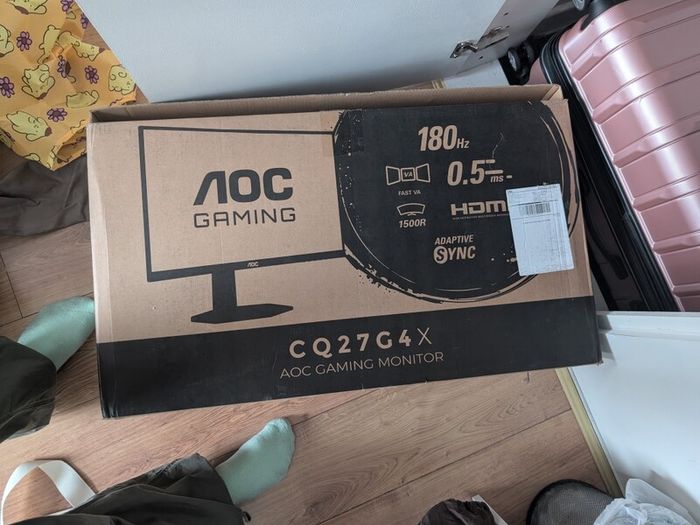 AOC 2k Gaming Monitor CQ27G4X + additional AOC 4k monitor
