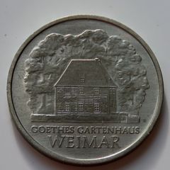 DDR East Germany 5 Mark 1982 Von Goethe Cottage