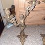 vintage brass candle holders Image 5
