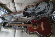 Epiphone EJ200 Coupe and fitted Epiphone case