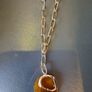 Gold & amber necklace Image 2