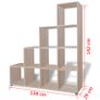 Staircase Bookcase/Display Shelf 142 cm Oak Image 3