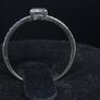 Vintage French 9ct White Gold Solitaire Ring Image 5