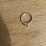 rose gold silver ring Image 2