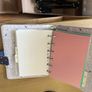 Filofax Personal Organiser Faux Leather Confetti Pattern A6 Image 4