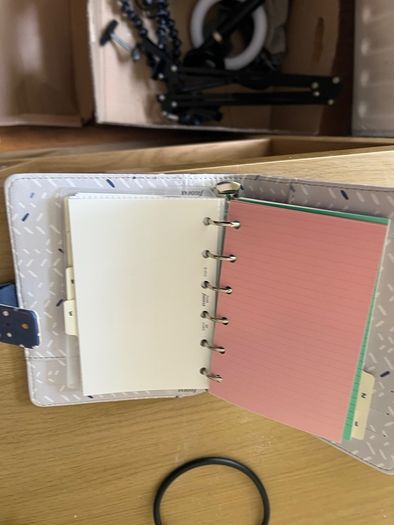Filofax Personal Organiser Faux Leather Confetti Pattern A6