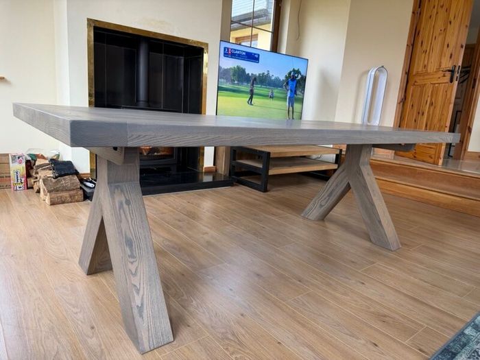 Wooden dining table