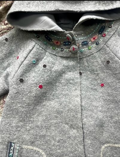 Boiled felted wool coat by Du Pareil au meme