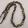 Vintage Venetian African Style Face Glass Beads Necklace 20 inches long Image 8