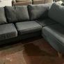 Grey corner sofa l shaped Image 5