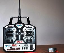 Radio control transmitter + receiver