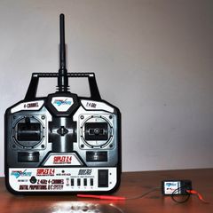 Radio control transmitter + receiver