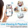 WiFi Hidden Spy Clock Camera Secret Nanny Cam With Motion Detection | 1080p Video Recording, Covert Camera With Night Vision, Mobile App Control for Home, Office Image 6