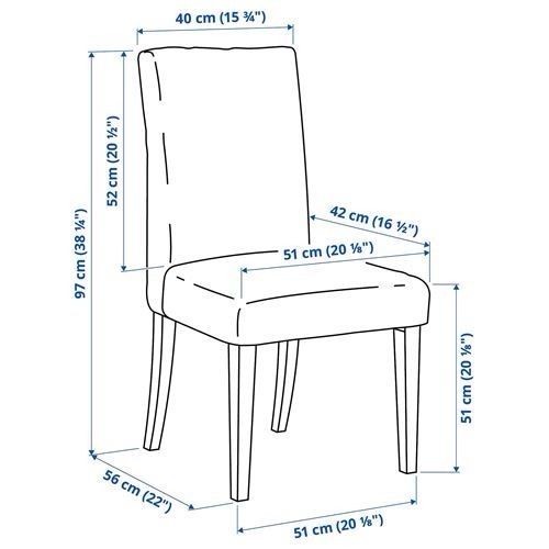 Set of 4 x Dining Room Chairs