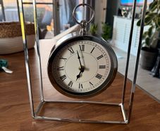 Silver clock