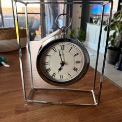 Silver clock
